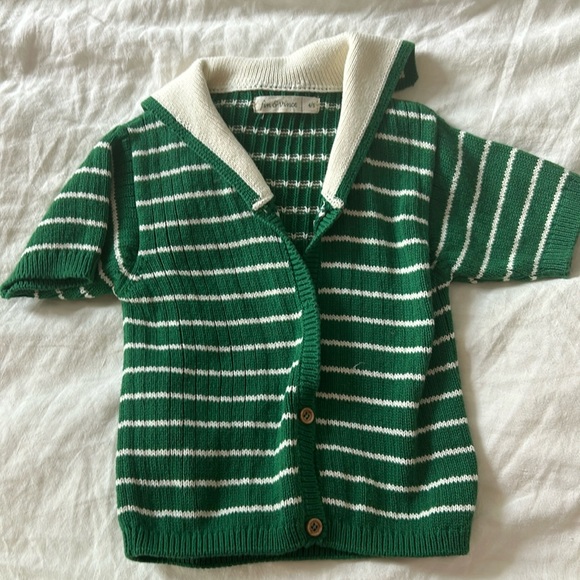 NWOT HTF fin& vince green sailor knit - Picture 2 of 5